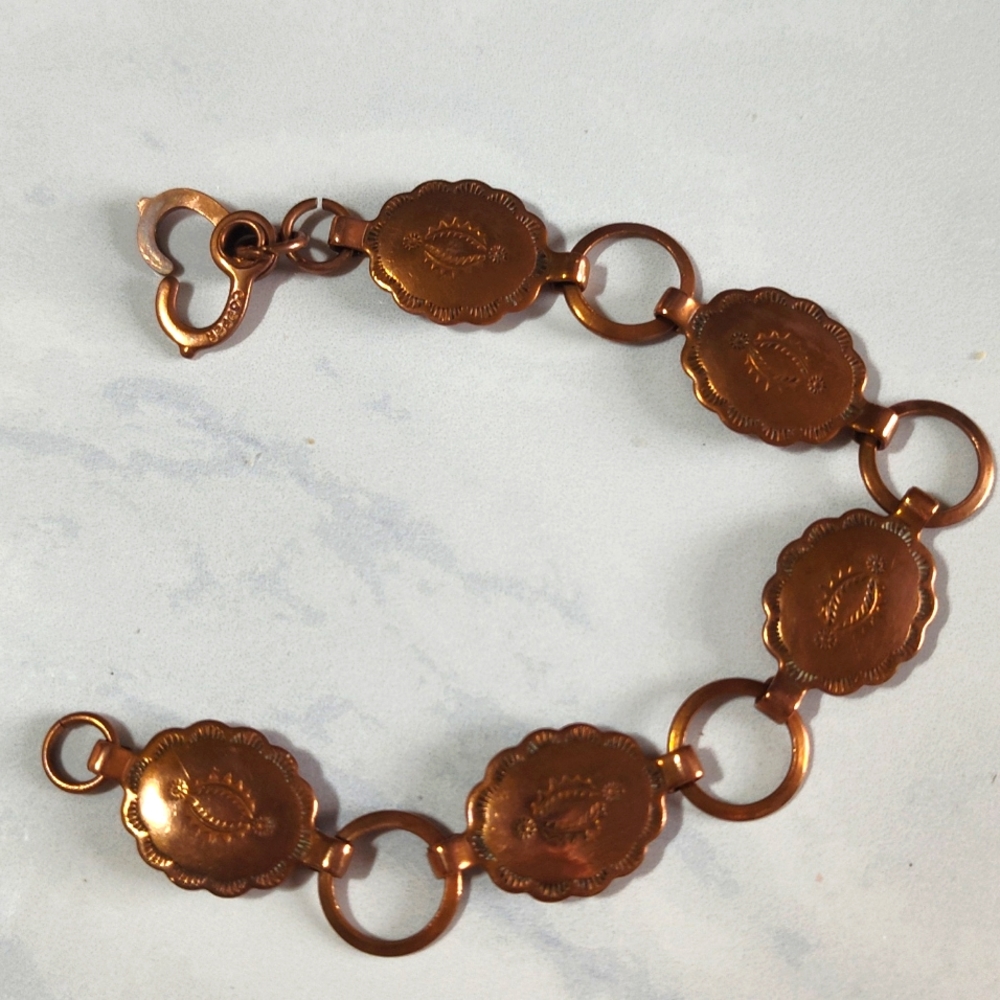 Vintage copper bracelet